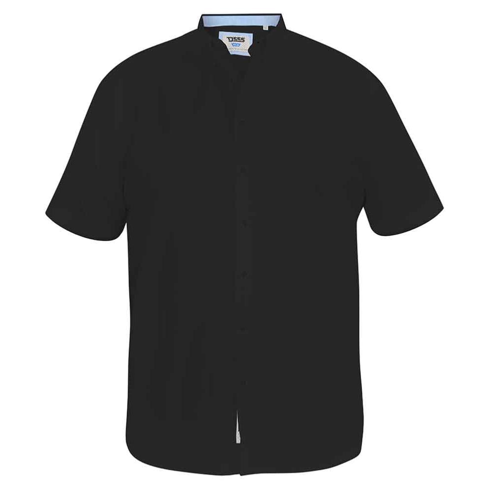 D555 JAMES OXFORD SHORT SLEEVE SHIRT BLACK