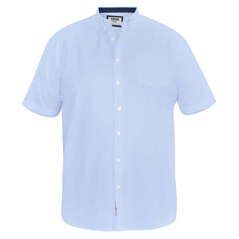D555 JAMES OXFORD SHORT SLEEVE SHIRT SKY BLUE