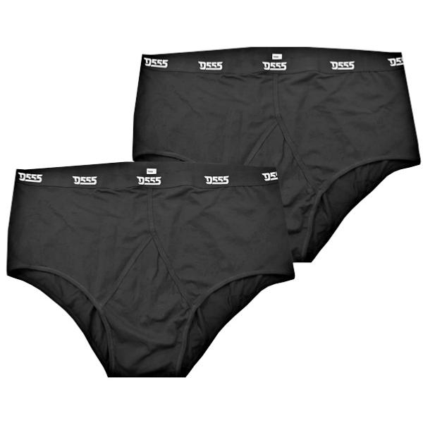 D555 THOMPSON 2 PACK KING SIZE MENS Y FRONT COTTON BRIEFS