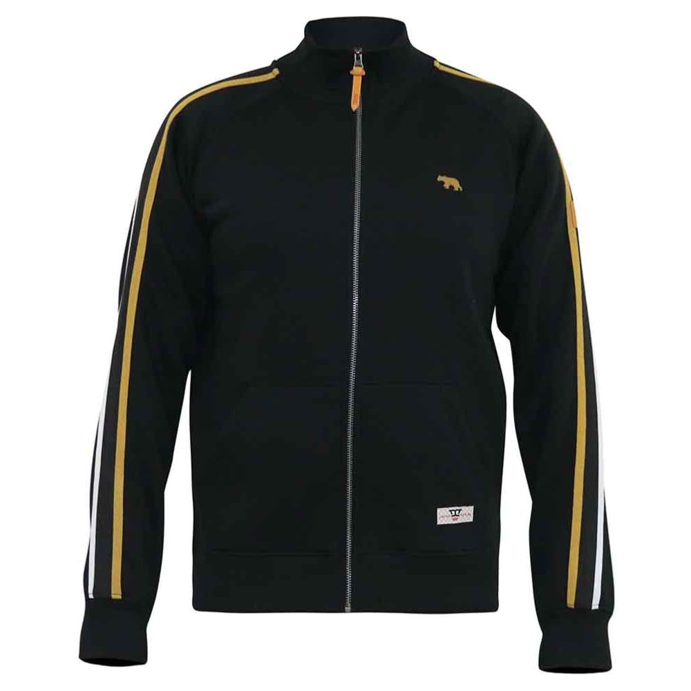 D555 MARSTON ZIP THROUGH SWEATSHIRT BLACK