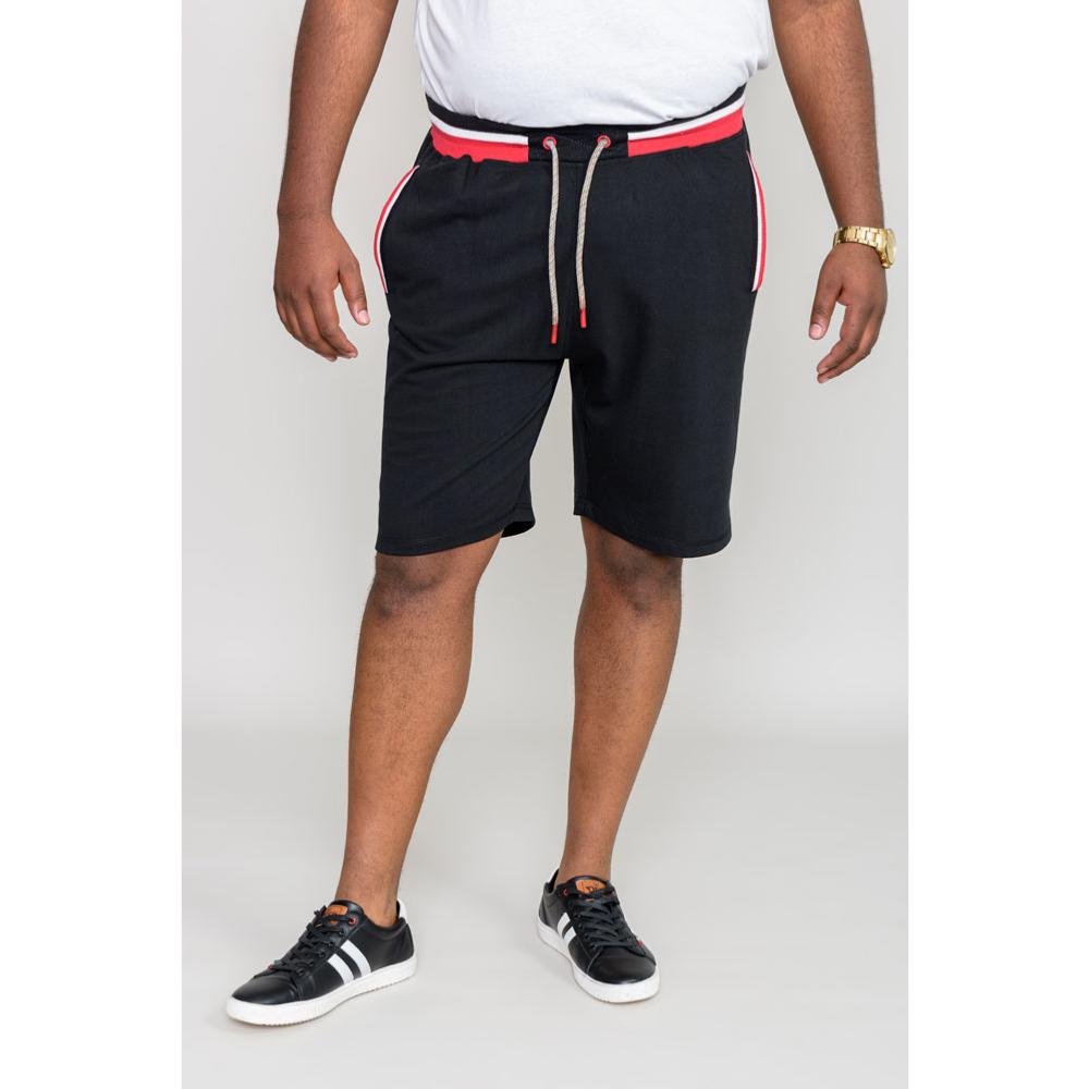 D555 Dagenham Loop back Jog Shorts Black