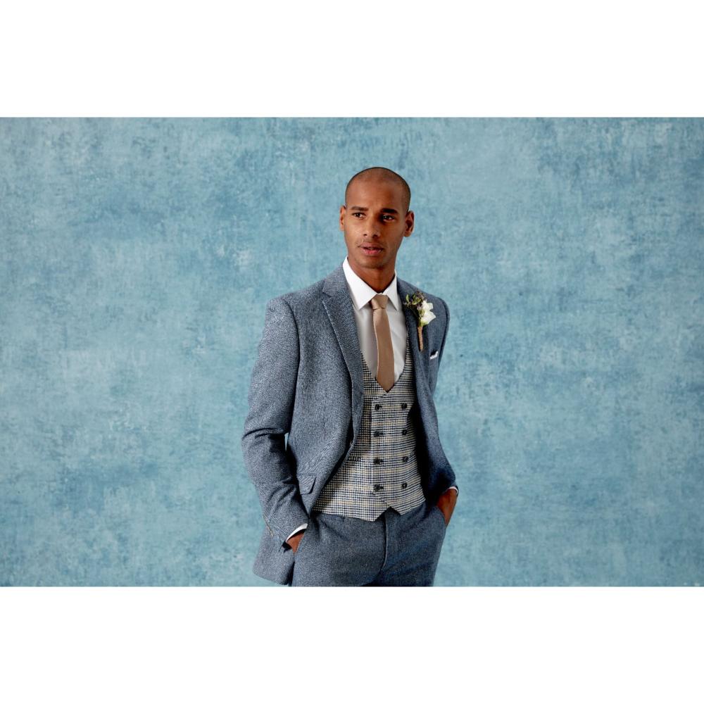 SKOPES JUDE HERRINGBONE EFFECT JACKET BLUE