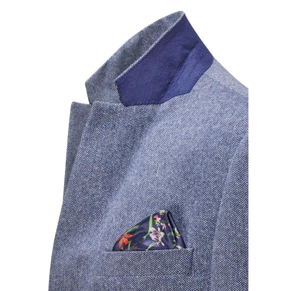 SKOPES JUDE HERRINGBONE EFFECT JACKET BLUE