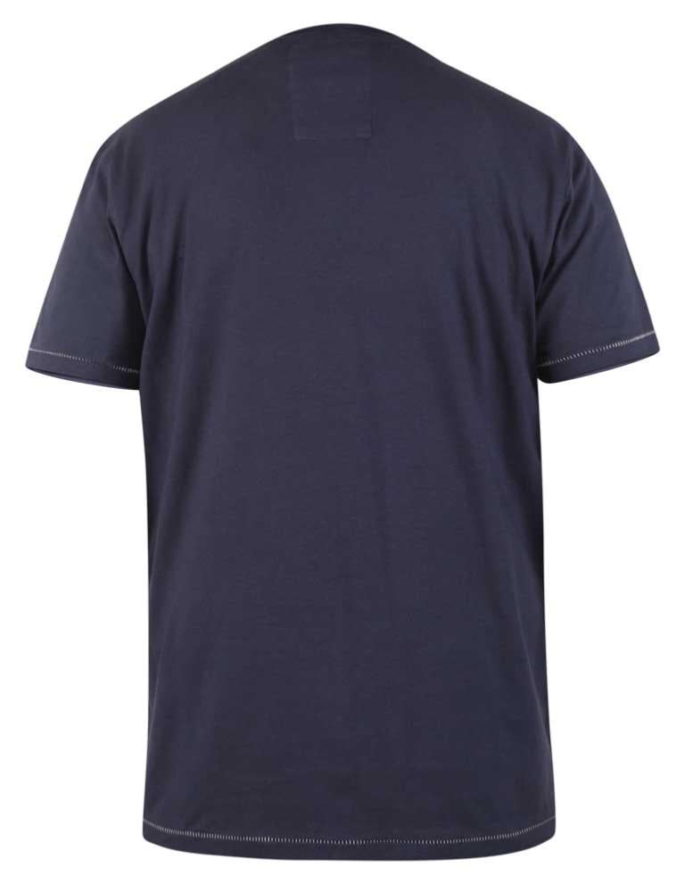 D555 COMPTON OFFICIAL LICENSED VW PRINT T-SHIRT VAN LIFE NAVY