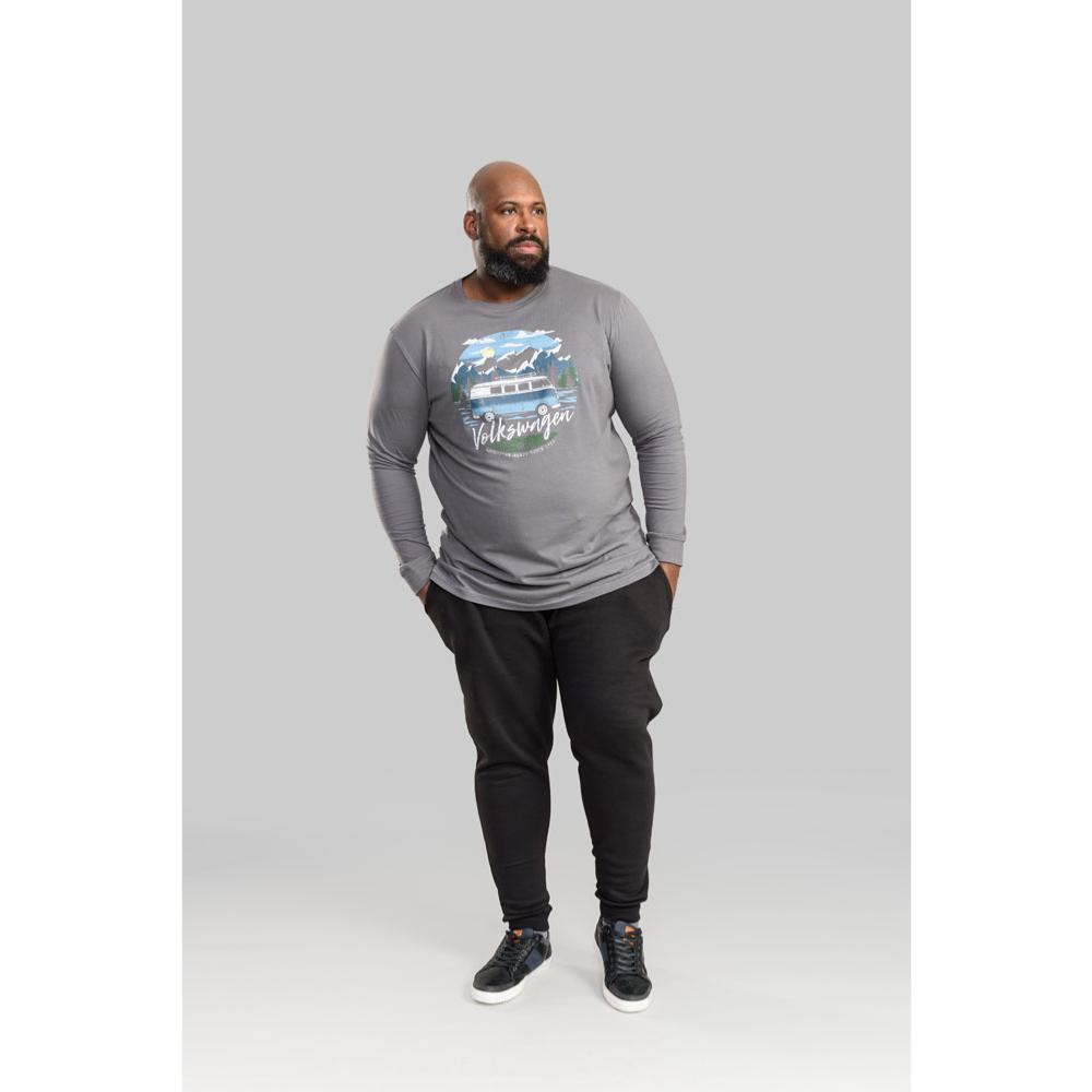 D555 MISTERTON OFFICIAL LICENSED VW CAMPERVAN LONG SLEEVE TEE - 5XL CLEARANCE