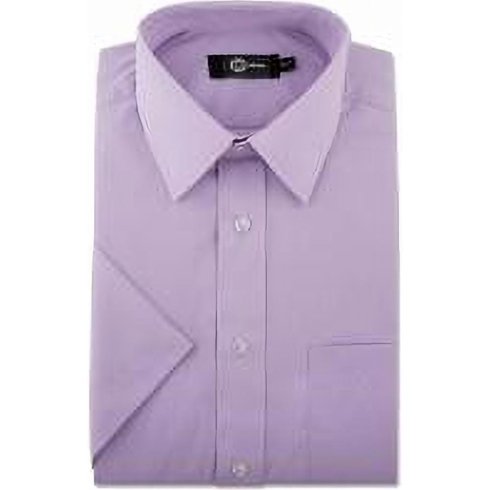 CARABOU EASY CARE SHORT SLEEVE WORK SHIRT LAVENDER
