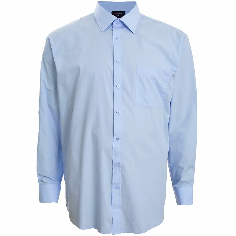 Espionage Long Sleeve Shirt Button Down Collar Blue SH150