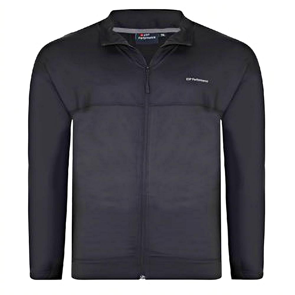 ESPIONAGE PERFORMANCE WEAR ZIP SPORTS JACKET BLACK