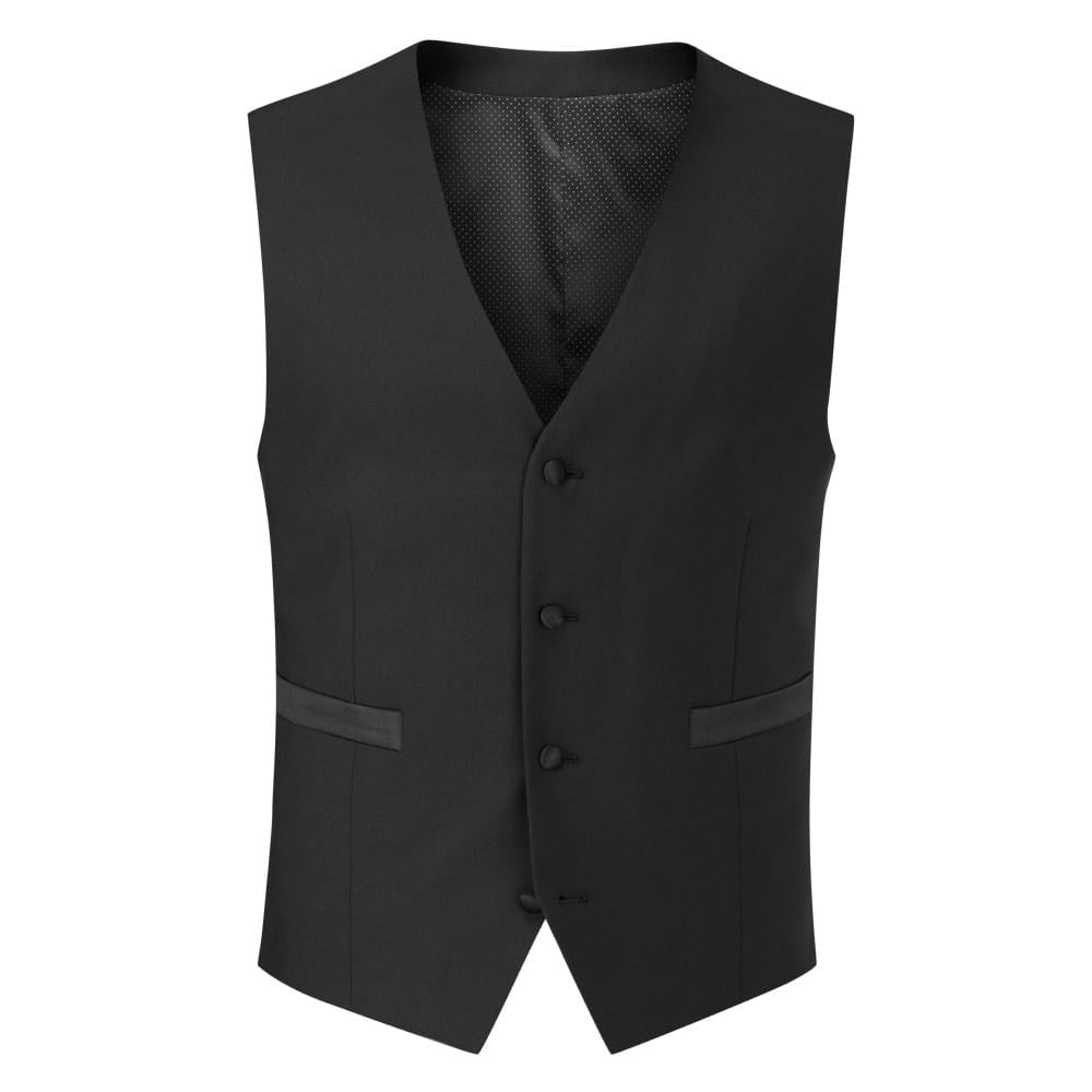 SKOPES LATIMER EVENING DRESS WAISTCOAT BLACK