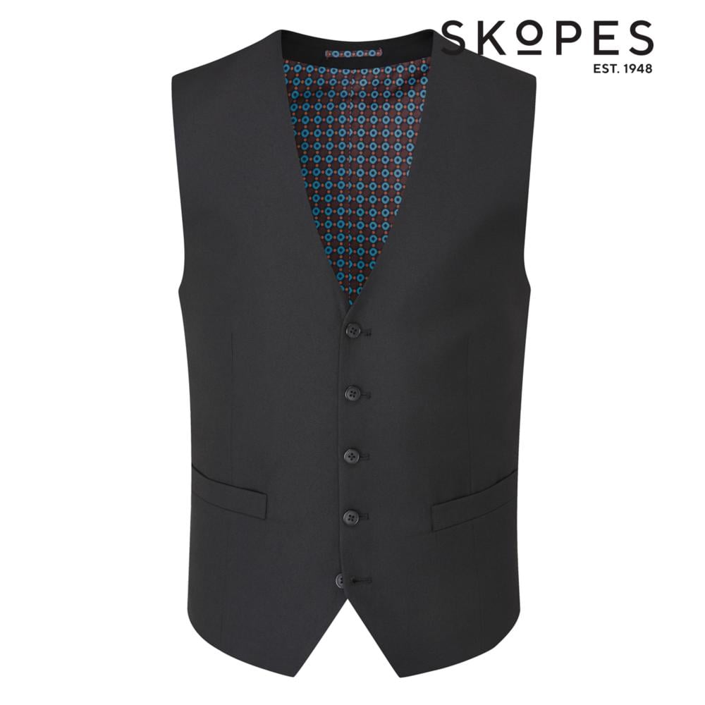 SKOPES ROMULUS LYFCYCLE SUIT RANGE WAISTCOAT BLACK