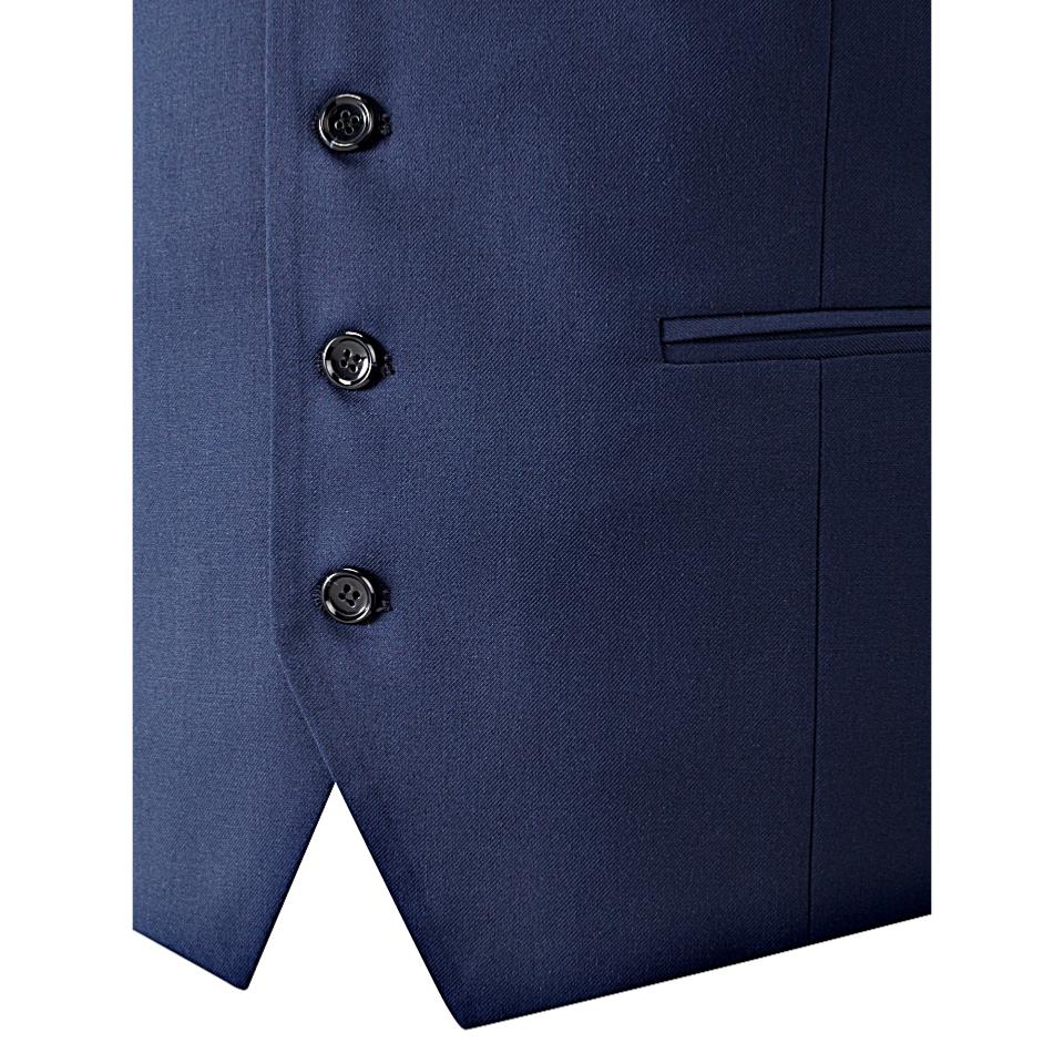 SKOPES JOSS CONTEMPORARY TAILORED WAISTCOAT ROYAL BLUE
