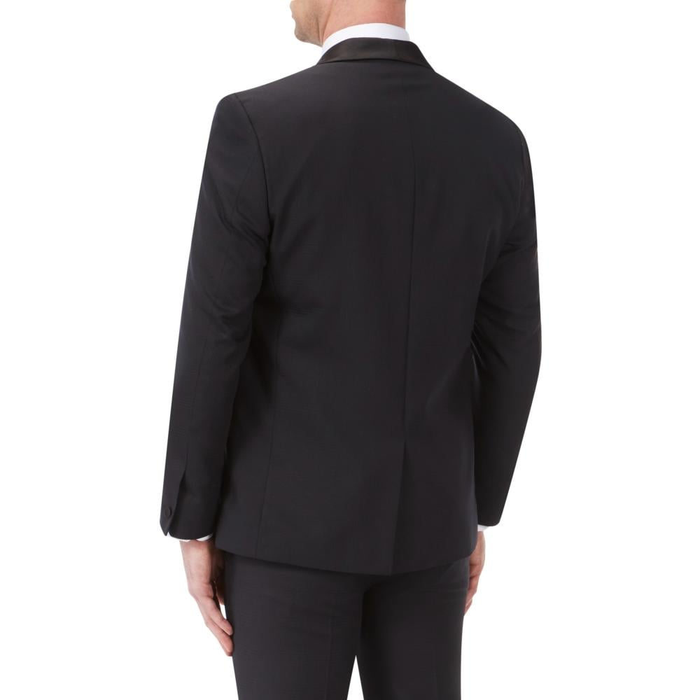 SKOPES NEWMAN EVENING DRESS SUIT JACKET BLACK SHADOW CHECK
