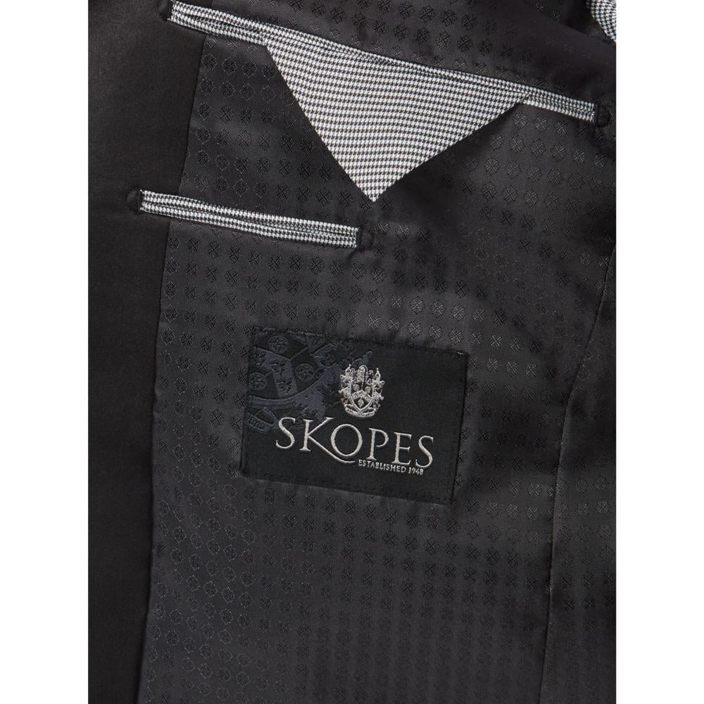 SKOPES NEWMAN EVENING DRESS SUIT JACKET BLACK SHADOW CHECK