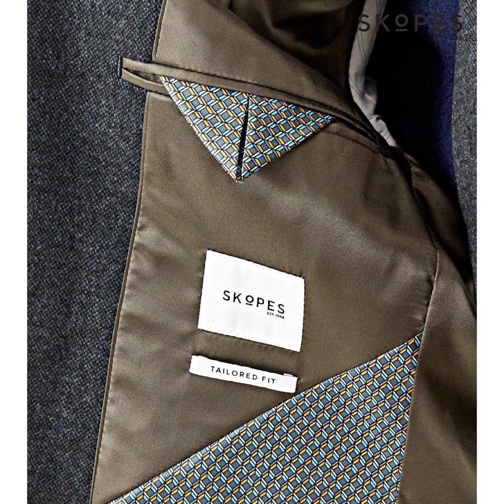 SKOPES RUTHIN WOOL BLEND COUNTRY INSPIRED JACKET TEAL