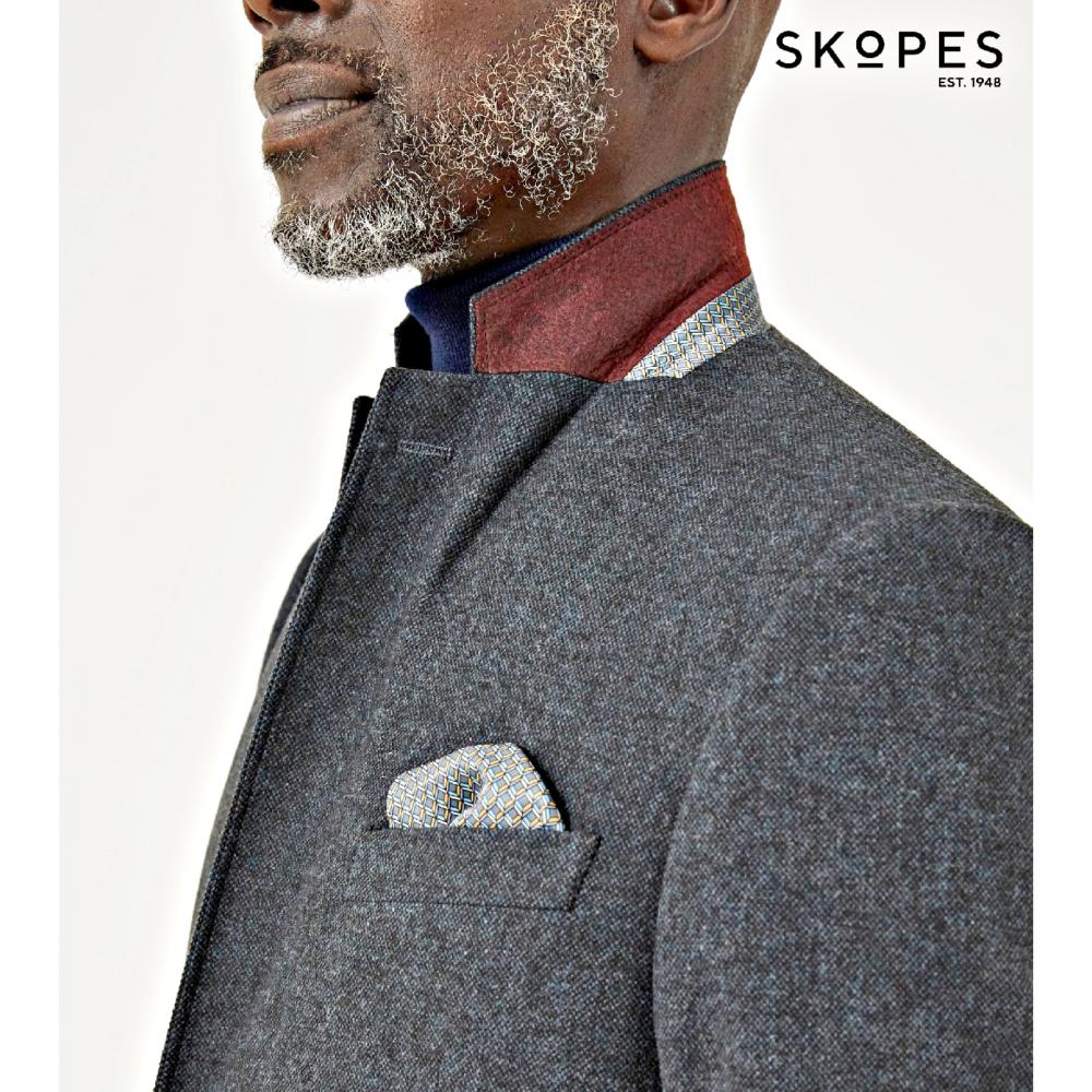SKOPES RUTHIN WOOL BLEND COUNTRY INSPIRED JACKET TEAL