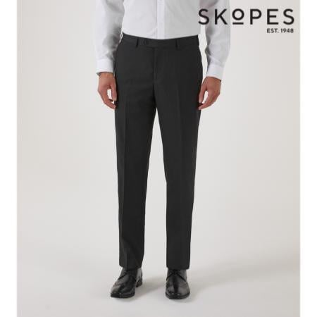 ROMULUS CHARCOAL - SKOPES LYFCYCLE SUIT TROUSERS GREY