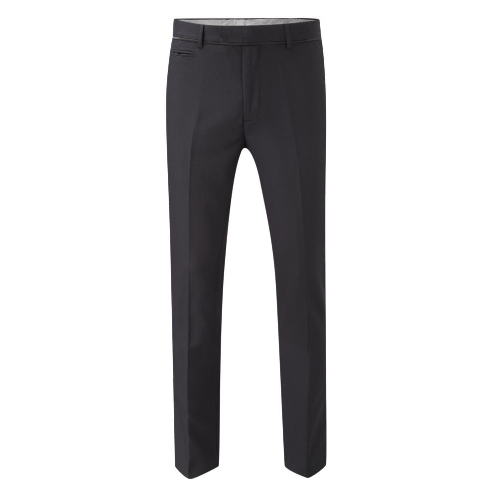 SKOPES NEWMAN EVENING DRESS SUIT TROUSERS BLACK SHADOW CHECK