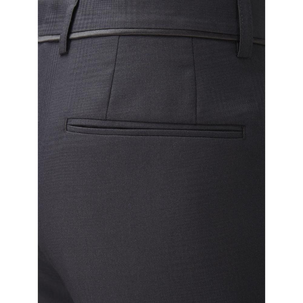 SKOPES NEWMAN EVENING DRESS SUIT TROUSERS BLACK SHADOW CHECK