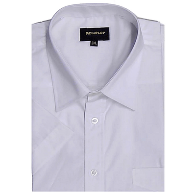 METAPHOR SHORT SLEEVE PLAIN SHIRT WHITE - 8XL CLEARANCE
