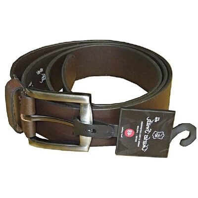 GENUINE LEATHER BELT BROWN