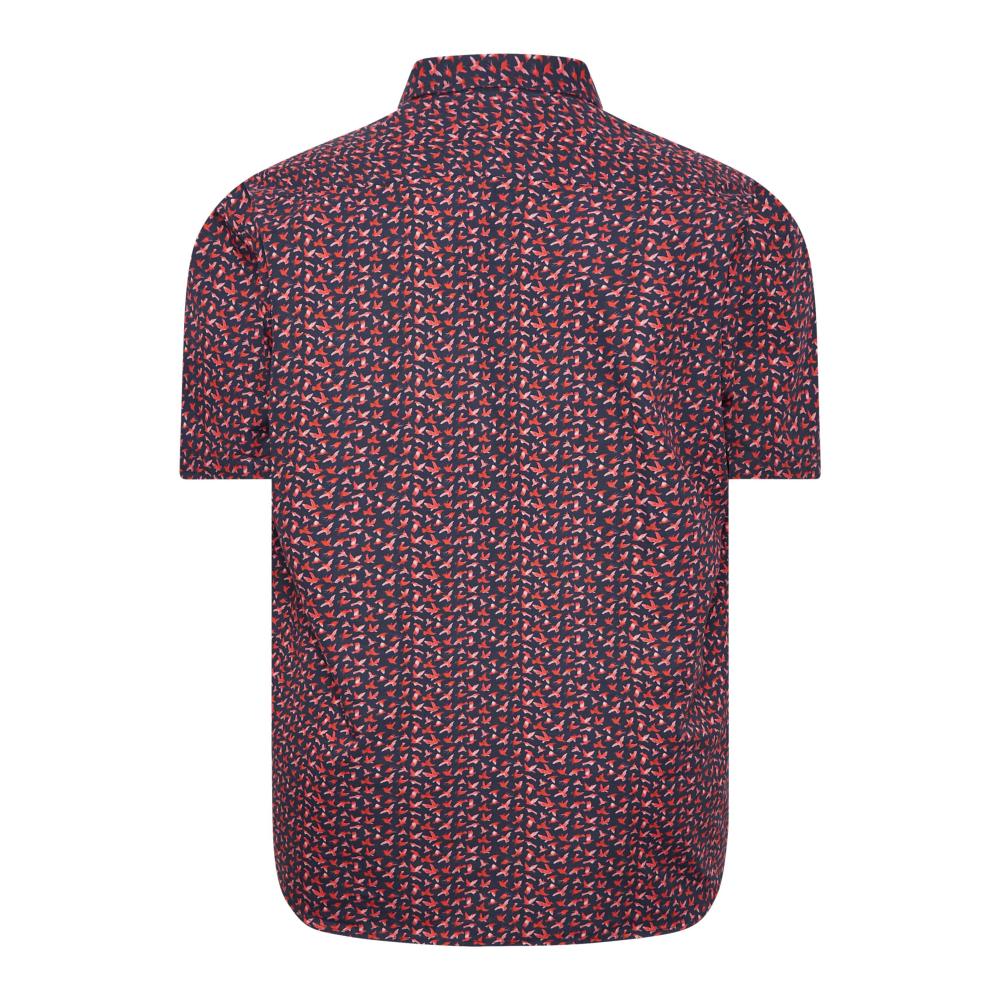 KAM BLACK LABEL PREMIUM SHORT SLEEVE BIRD PRINT SHIRT - 6XL CLEARANCE