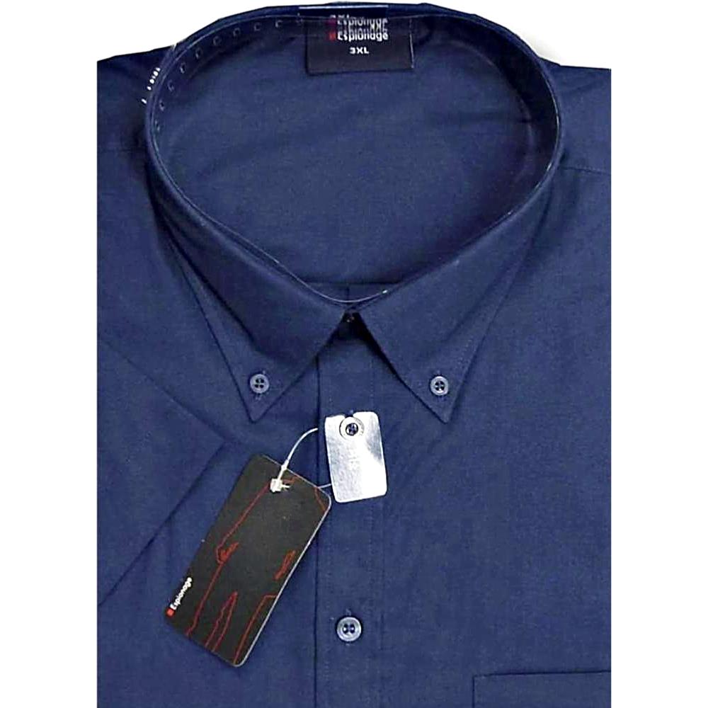 ESPIONAGE SHORT SLEEVE SHIRT BUTTON DOWN COLLAR NAVY SH149