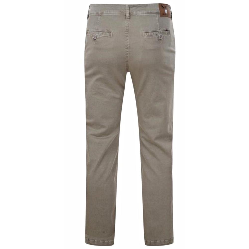 Kam Big Mans Cotton Stretch Chino Stone KBS261