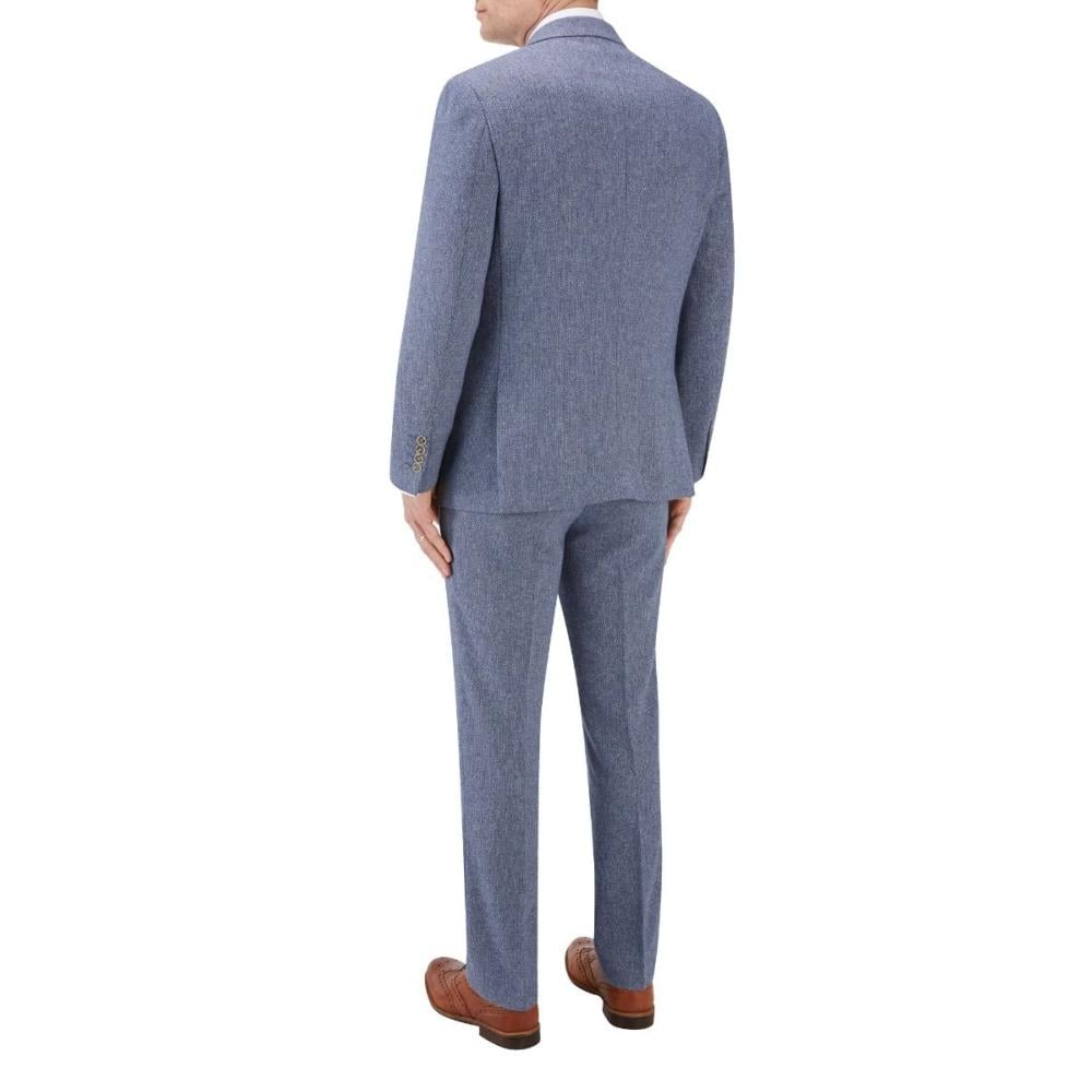 SKOPES JUDE HERRINGBONE EFFECT JACKET BLUE