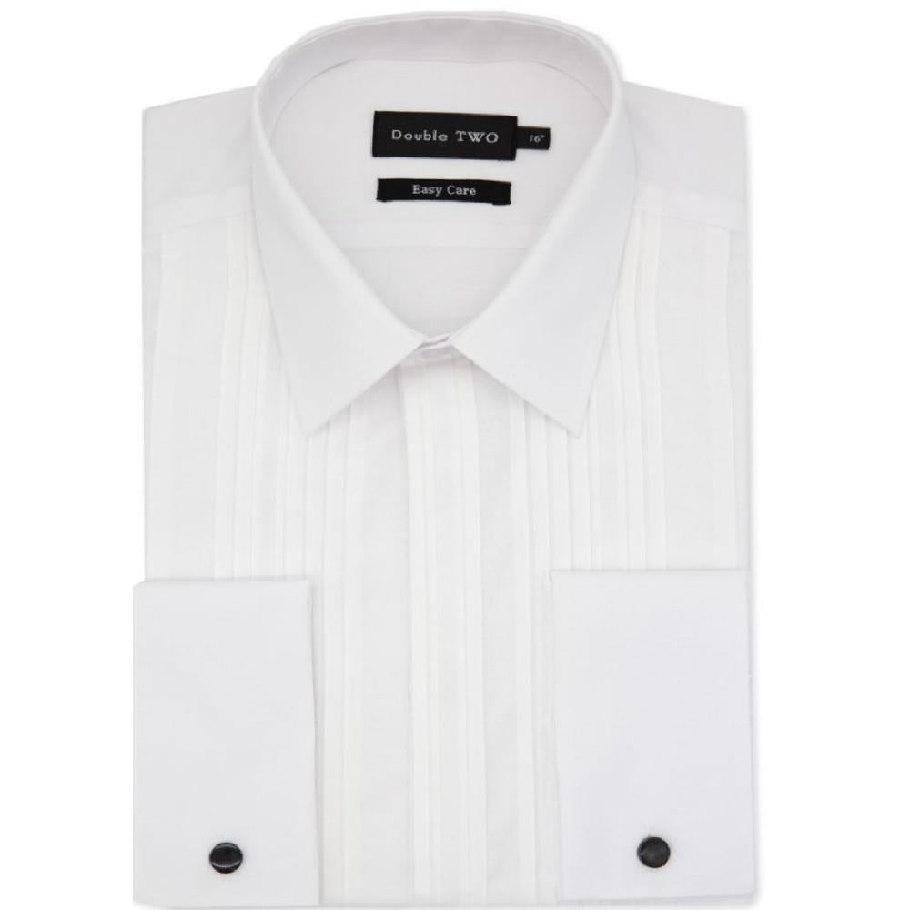 DOUBLE TWO STANDARD COLLAR EVENING DRESS SHIRT