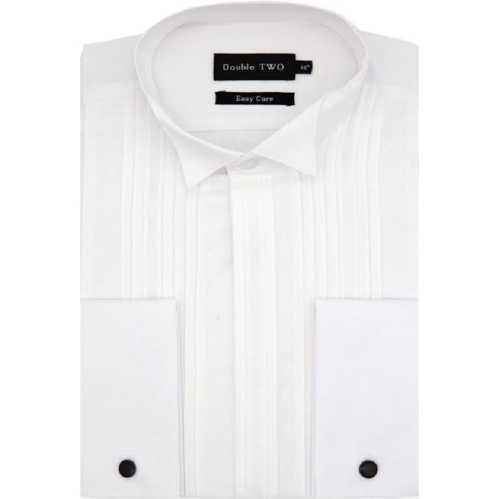 DOUBLE TWO WING COLLAR EVENING DRESS SHIRT