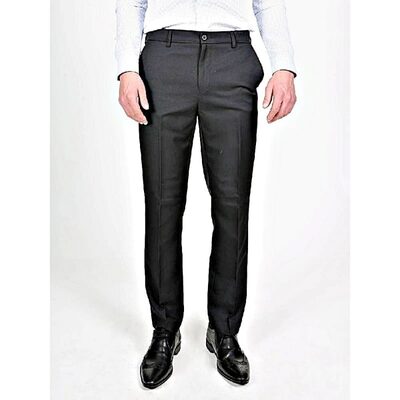 FARAH Mens Flex Waist Big Size Trousers Black