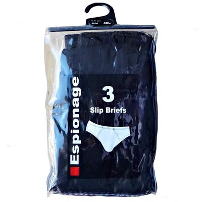 Espionage 3 Pack Cotton Lycra Briefs U002