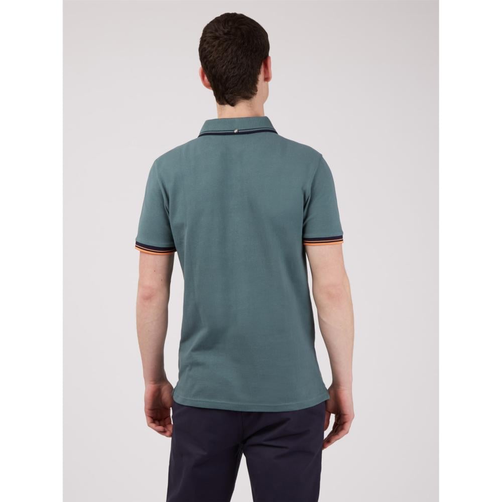 BEN SHERMAN SIGNATURE POLO DARK GREEN