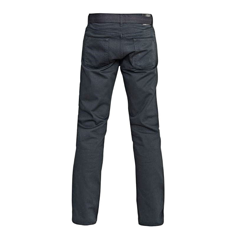 DUKE LONDON MARIO WASHED CASUAL BEDFORD CORD JEANS BLACK