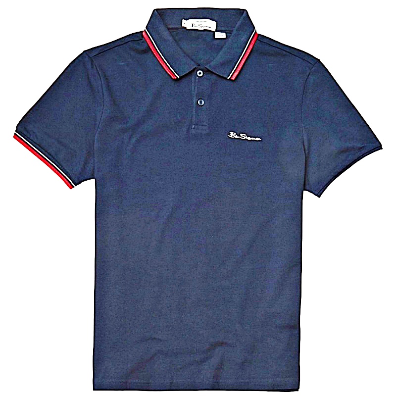 BEN SHERMAN SIGNATURE POLO DARK NAVY