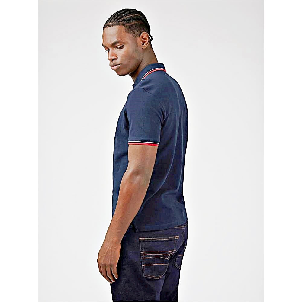BEN SHERMAN SIGNATURE POLO DARK NAVY