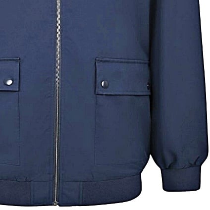 ESPIONAGE Big Men's Padded Oxford Blouson Jacket NAVY JT125