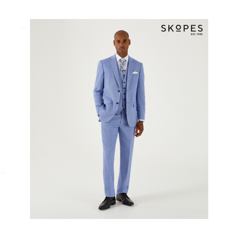 Skopes Redding Big Mans Stretch Trousers Blue