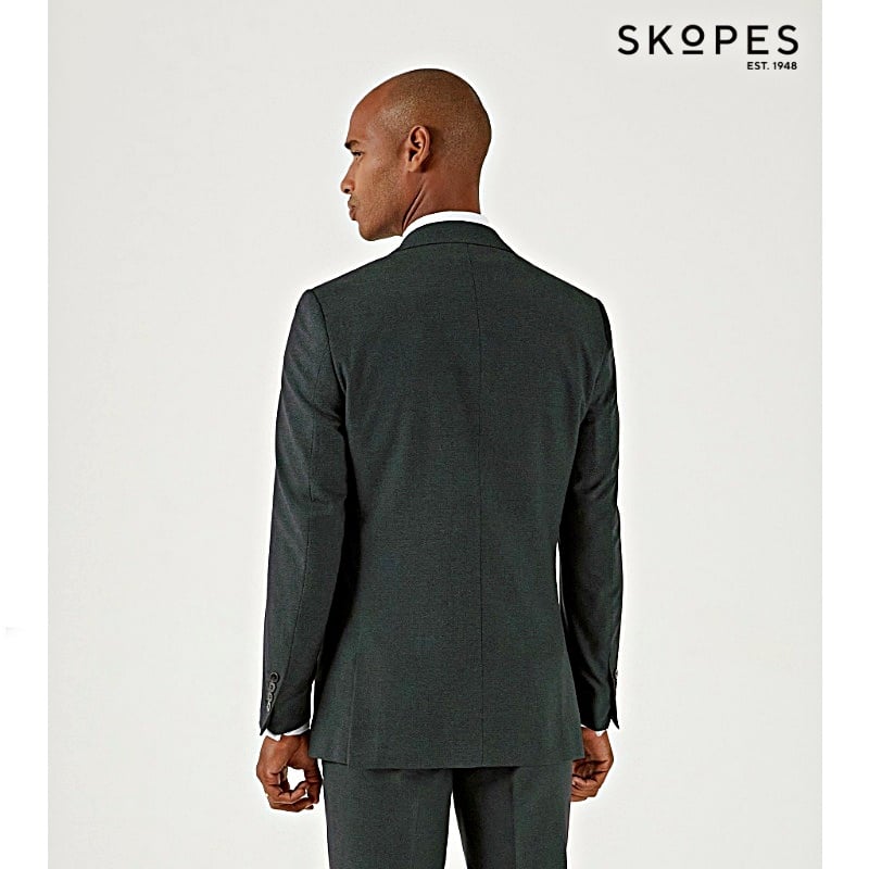 SKOPES HARCOURT TEXTURED TWEED EFFECT JACKET GREEN
