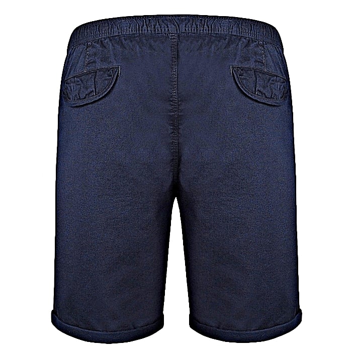 D555 Gareth Big Mans Cotton Casual Shorts Navy