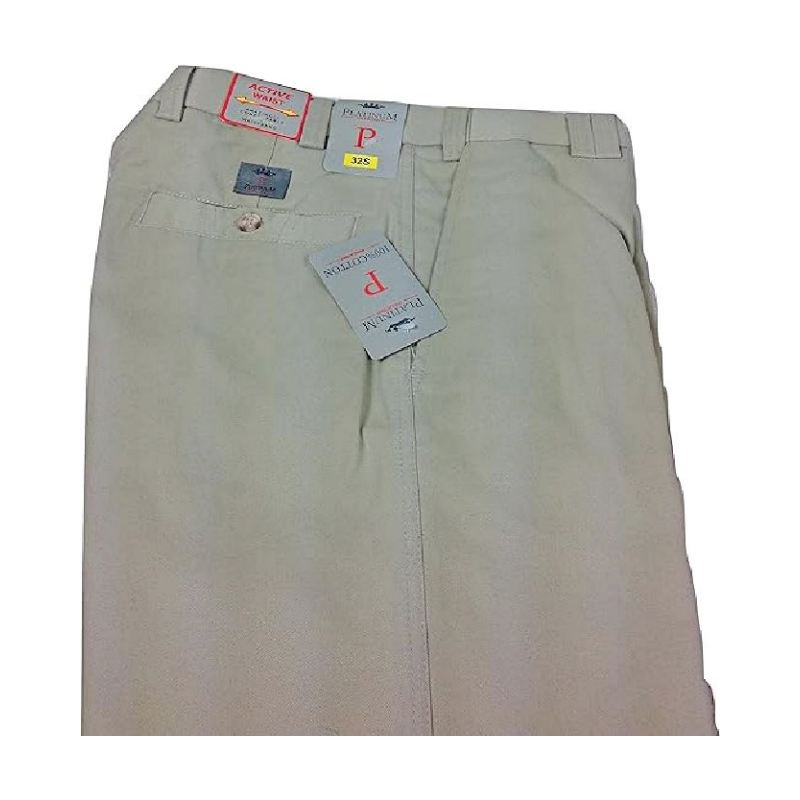 PLATINUM EXPANDA-WAIST CHINO TROUSERS STONE