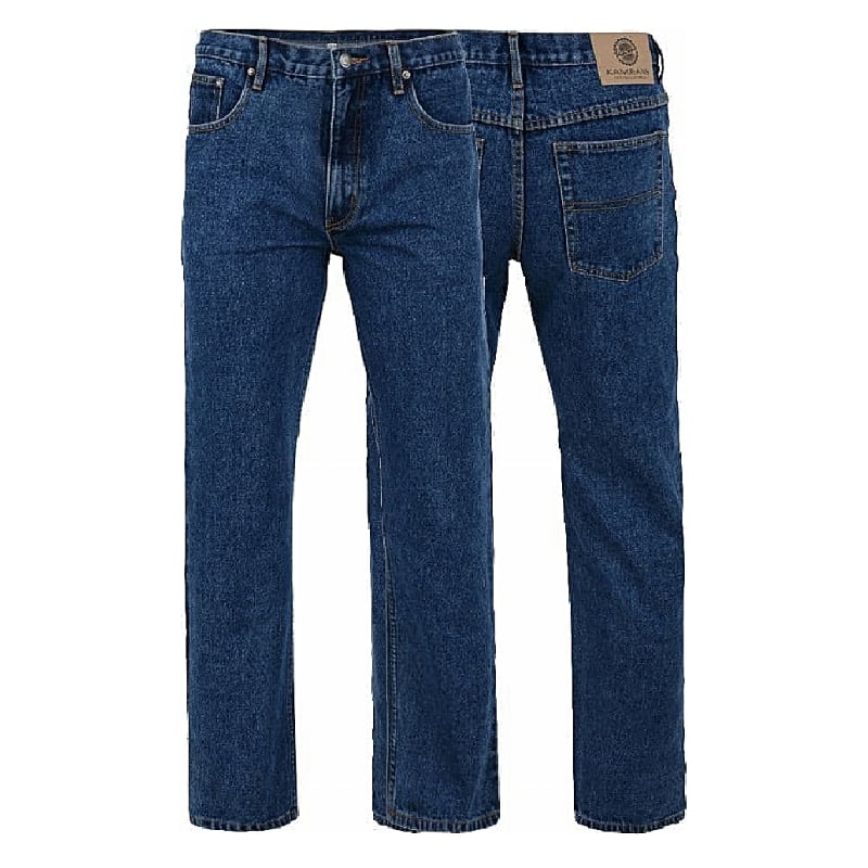 KAM BIG MANS STRETCH JEANS STONEWASH KBS101