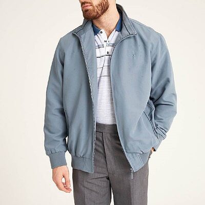 CARABOU HENLEY Lightweight Harrington Jacket AIRFORCE