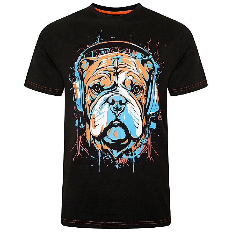 KAM DOG HEADPHONES PRINT TEE