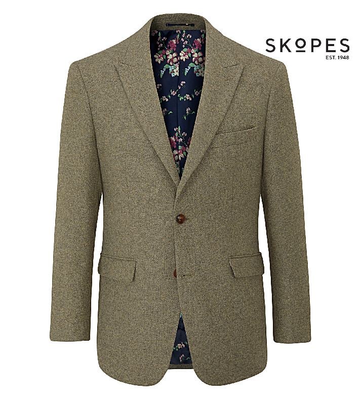 SKOPES INGRAM TWEED STYLE JACKET SAGE