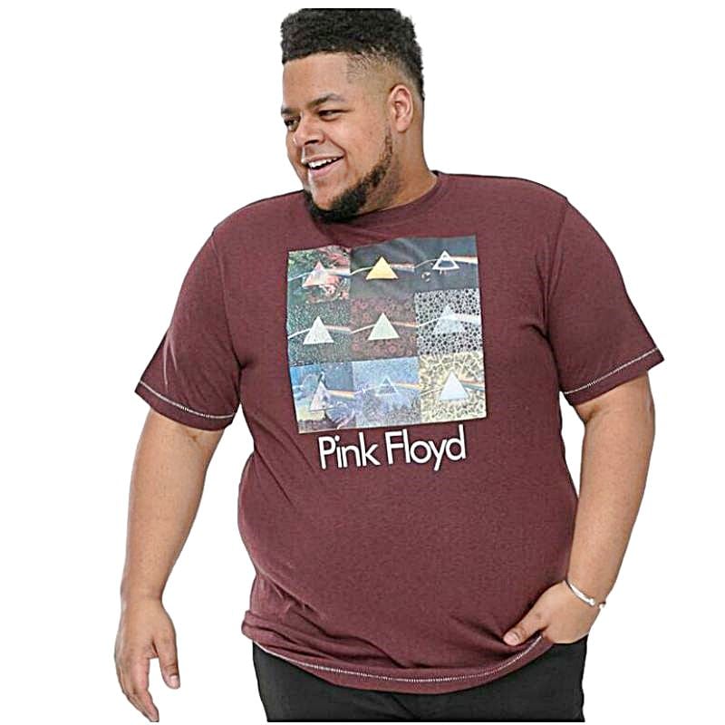 D555 Mens Official Pink Floyd Big T-Shirt Division