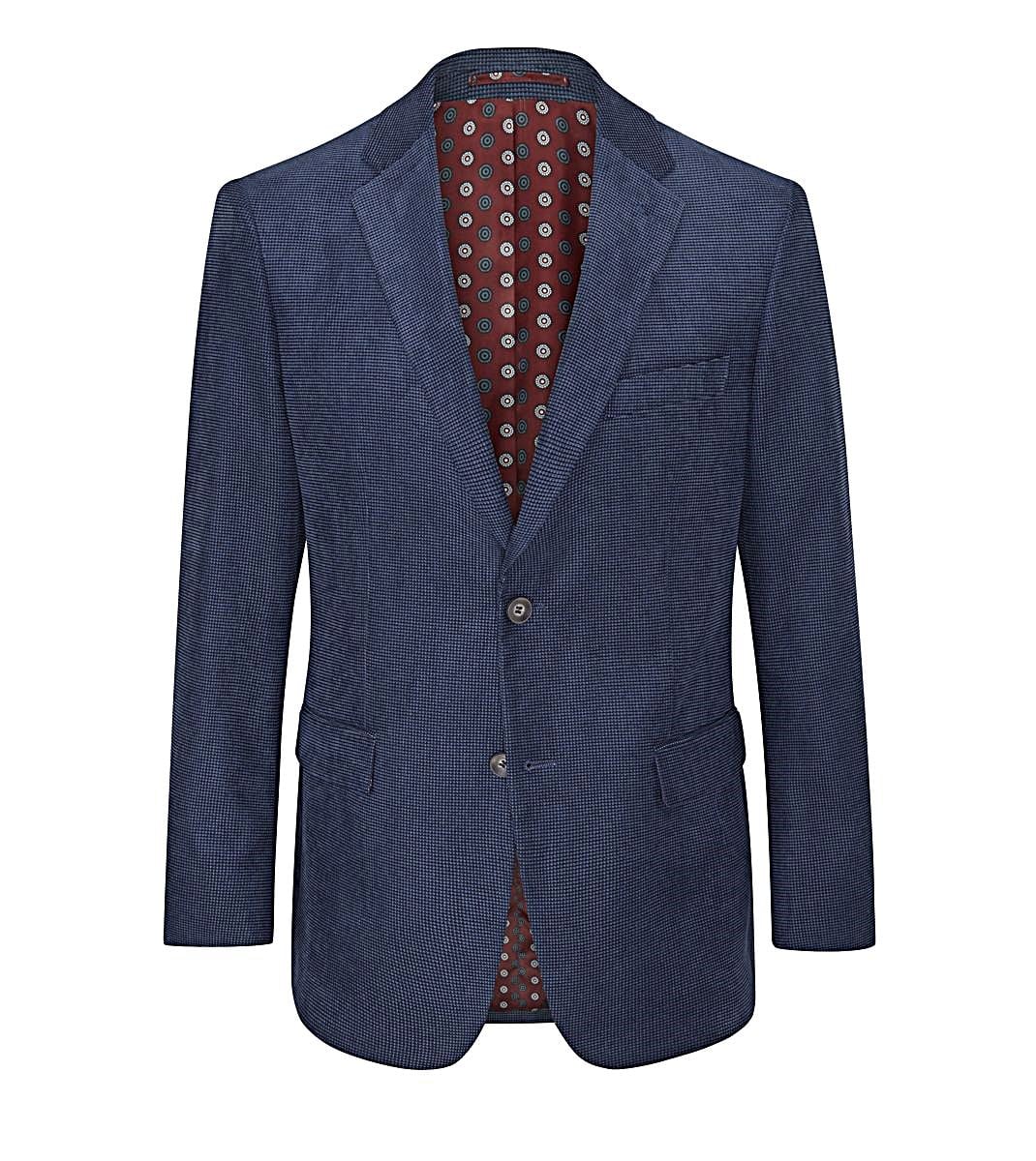 SKOPES HODGKINSON TEXTURED JACKET BLUE