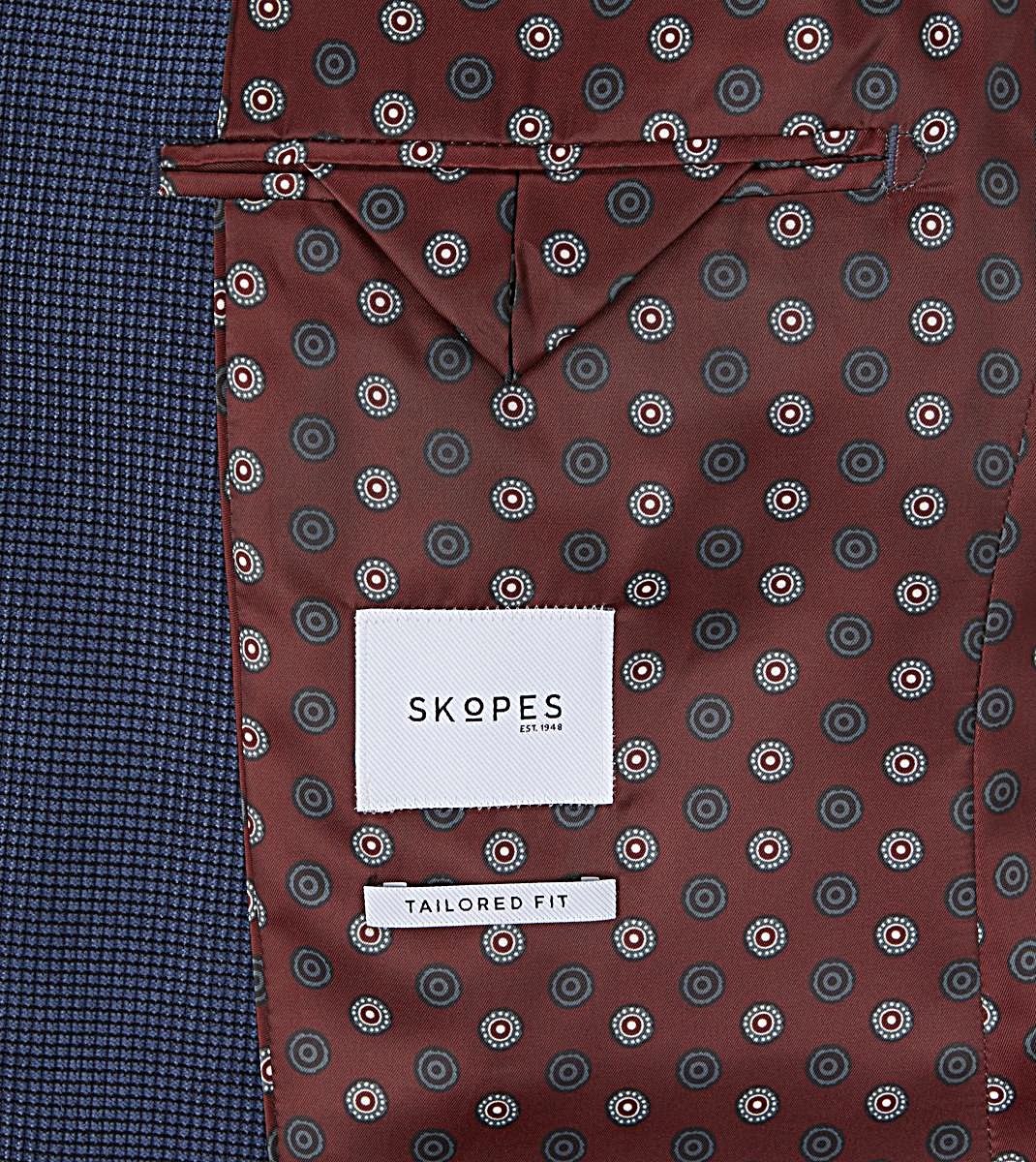 SKOPES HODGKINSON TEXTURED JACKET BLUE