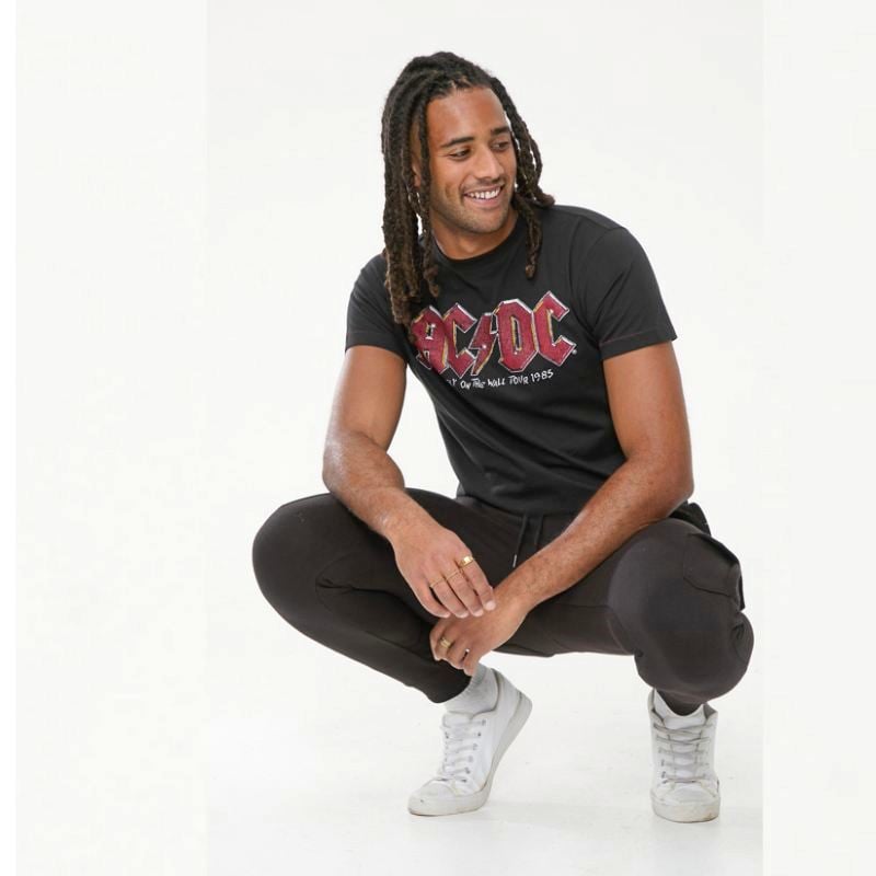 D555 JAILBREAK OFFICIAL AC/DC PRINT T-SHIRT