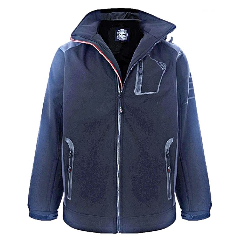 KAM SOFT SHELL PERFORMANCE JACKET NAVY